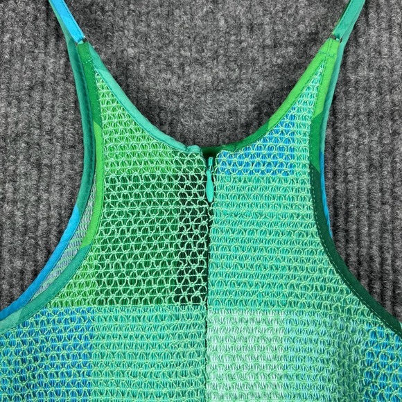 Plenty by Tracy Reese Dress Womens XS Midi Halter Smocked Check Plaid Preppy - Picture 7 of 13